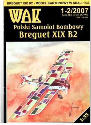 WAK 1-2/2007 Polski samolot bombowy Breguet XIXB2