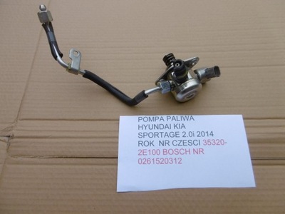 KIA SPORTAGE IX35 2014 BOMBA COMBUSTIBLES 35320-2E100  