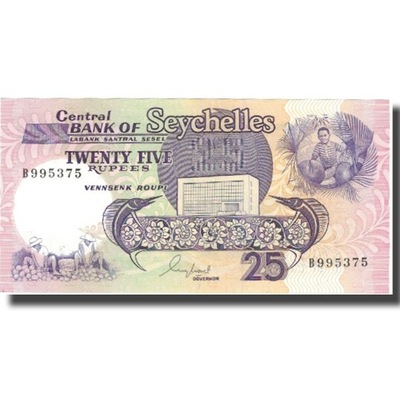 Banknot, Seszele, 25 Rupees, Undated (1989), Undat