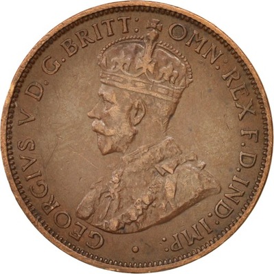 Moneta, Australia, George V, 1/2 Penny, 1916, AU(5