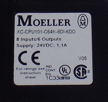 Moduł CPU XC-CPU101-C64K-8DI-6DO MOELLER