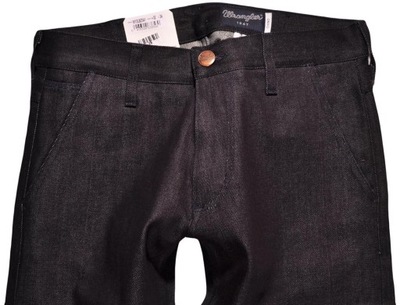 WRANGLAER spodnie SLIM nevy jeans CHINO W29 L32