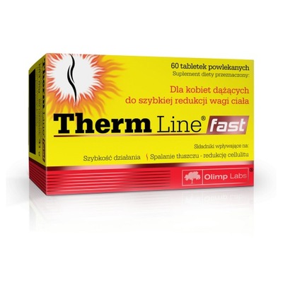 Olimp Therm Line Fast Spalanie Tłuszczu 60 kaps SPALACZ FATBURNER SINETROL