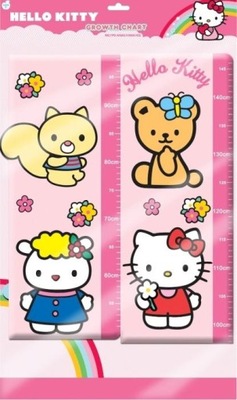 MIARA miarka wzrostu Hello Kitty miernik kotek