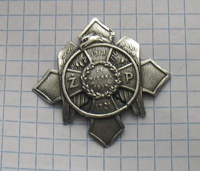 odznaka Ż P 1918 1921 ZA WIERNĄ SŁUŻBĘ