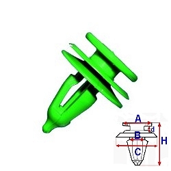 REMACHE MAPAS DE PUERTA CHRYSLER VOYAGER 96-00 GS  