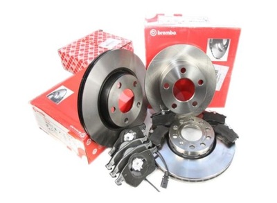 ДИСКИ ТОРМОЗНЫЕ BREMBO + КОЛОДКИ ЗАДНИЙ AUDI A4 B6 B7 245MM