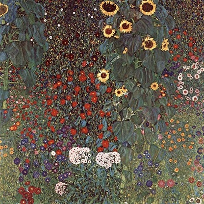 Reprodukcja Country garden - Klimt 50x50