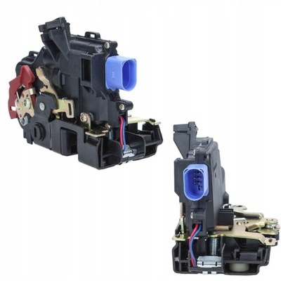 Замок внутренний дверь vw golf v caddy задняя левый фото №1