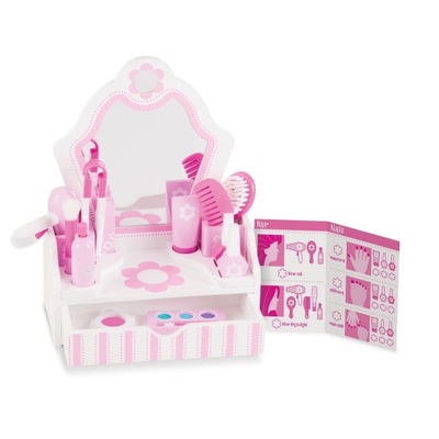 Zabawki dla dziewczynki Toaletka z lustrem Salon piękności