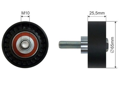 TENSOR CORREA MICRO V FIAT BRAVO 07> ROLLO  