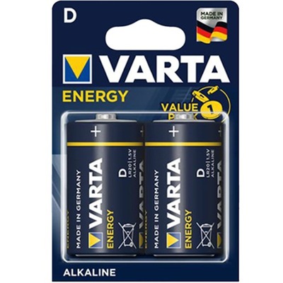 BATERIE ALKALICZNE VARTA ENERGY R20 D - 2SZT