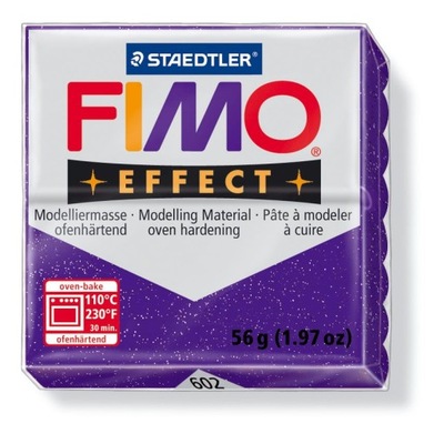 Masa plastyczna FIMO Effect fioletowa błyszcząca