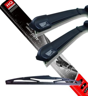 NISSAN QASHQAI J10 WIPER BLADES FRONT + REAR HQ  