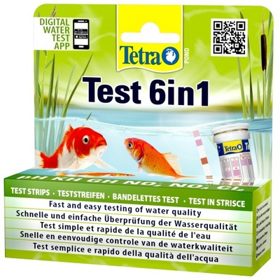 Tetra Pond TEST 6in1 testy paskowe do oczka 6w1