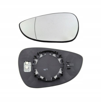 Вкладыш стекло зеркало ford fiesta 2013r.- левый фото №1