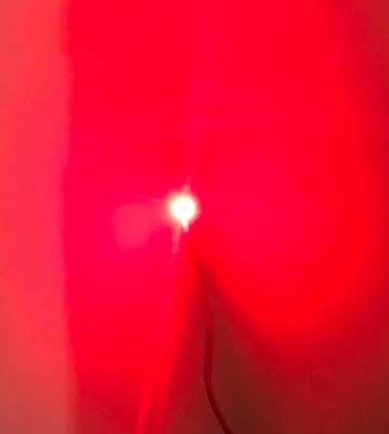Dioda LED SMD 0402 z przewodami 30 cm czerwona