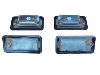 Подсветка номерного знака фонари led audi a4 b6 b7 s4 фото №1