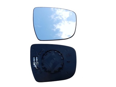 Вкладыш зеркало правый do nissan qashqai 2013- juke rogue стекло подогрев elektr фото №1