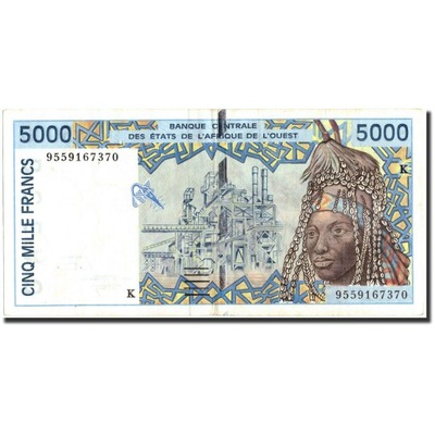 Banknot, Kraje Afryki Zachodniej, 5000 Francs, 199