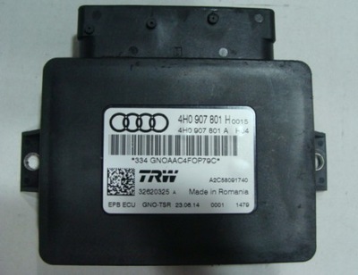 Модуль блок управления тормоза audi a8 4h0907801h фото №1