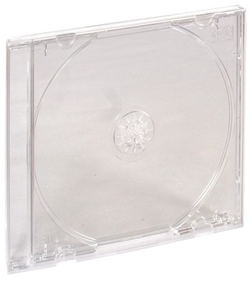Pudełka na 1 x CD Jewel Case CLEAR - 50sztuk WaWa