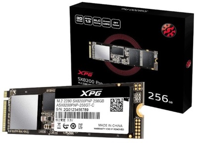 Dysk SSD ADATA XPG SX8200 PRO M2 NVMe PCIe 256GB