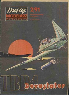 MM 2/1991 Samolot torpedowy TBD-1 Devastator