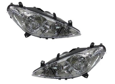 Комплект фары peugeot 307 2001-2005 двигатели фото №1