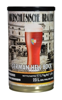 PIWO DOMOWE GERMAN HELL BOCK JASNY KOŹLAK zestaw