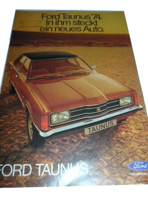 Ford Taunus 1974 r PROSPEKT Unikat
