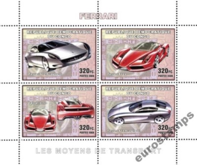 Samochody FERRARI Kongo DR ark. #CDR0801