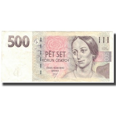 Banknot, Czechy, 500 Korun, 1997, 1997, KM:20, EF(