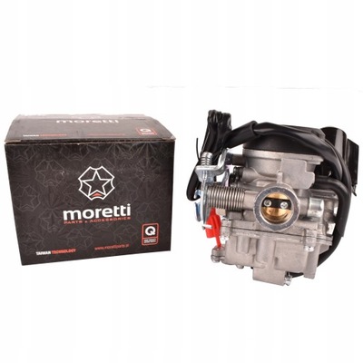 НОВЫЙ КАРБЮРАТОР MORETTI КАРБЮРАТОР 4T GY6 50 SKUTER+SSANIE