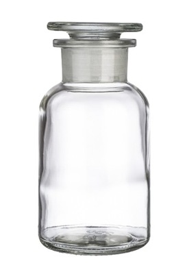 Butelka szklana z korkiem 250 ml szeroka szyja