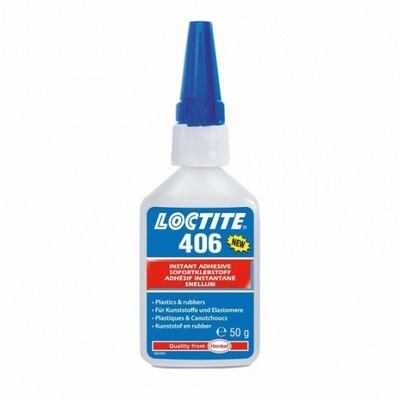 LOCTITE 406 50G KLEJ CYJANOAKRYLOWY DO TWORZYW