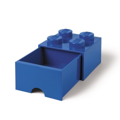 LEGO Úložný box 4 s šuplíkem modrá