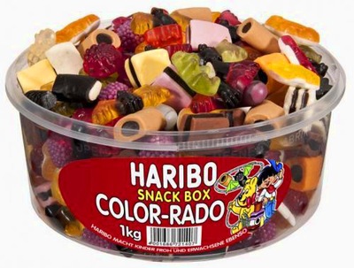 HARIBO COLOR RADO MIX ŻELKÓW Z LUKRECJĄ 1KG