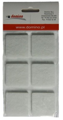 Filc 45x45 MM biały 6szt