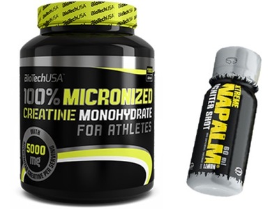 Biotech Creatine Monohydrate 500g + NAPALM