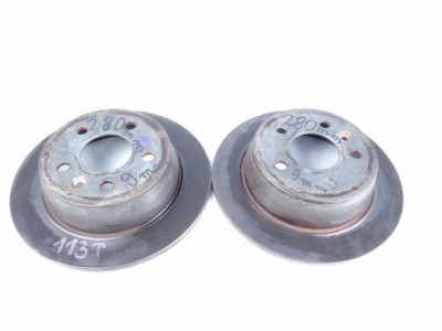 Mercedes v w638 2.3 b гальмівні диски гальмівні задня kpl фото №1