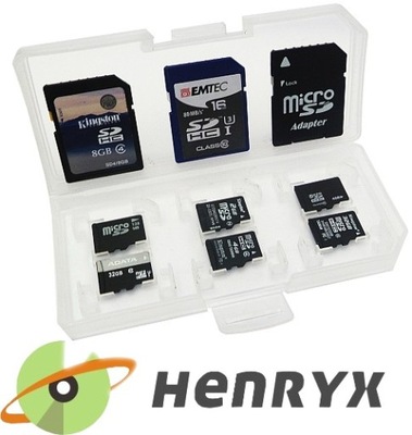 ETUI NA KARTY PAMIĘCI Henryx - 9 x SD/micro SD Wwa