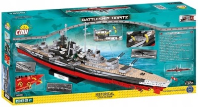 COBI MALÁ ARMÁDA 4809 bojovej lodi Tirpitz BATTLESHIP