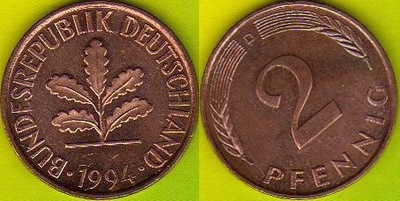 RFN - 2 Pfennig 1994 r. D