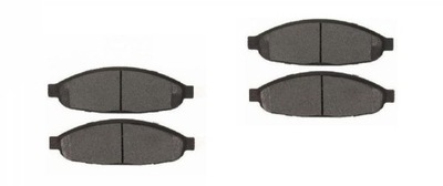 Chrysler pacifica 2004-2008 гальмівні колодки передні bbtech фото №1