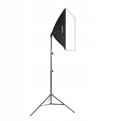 Pakiet lampa SOFTBOX 40x40cm 400W statyw dyfuzor