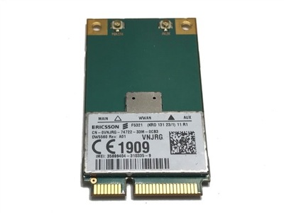 MODEM DW5560 DELL E6230 E6330 E6430 6430u VNJRG