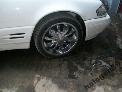 MERCEDES 5X112 WHEELS DISCS CABO 18 CHROME USA SL 129  