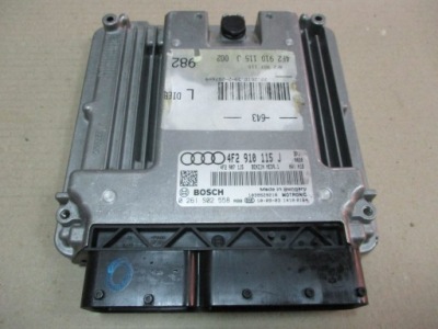Audi бортовой компьютер двигателя 4f2910115j 0261s02558 фото №1