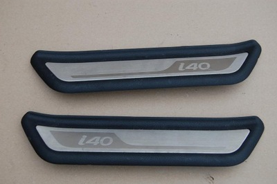 Накладка порог молдинг порог задняя hyundai i40 kombi фото №1